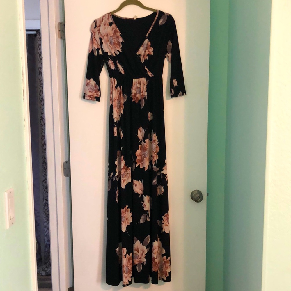 Pink Blush Maternity and Nursing Dress